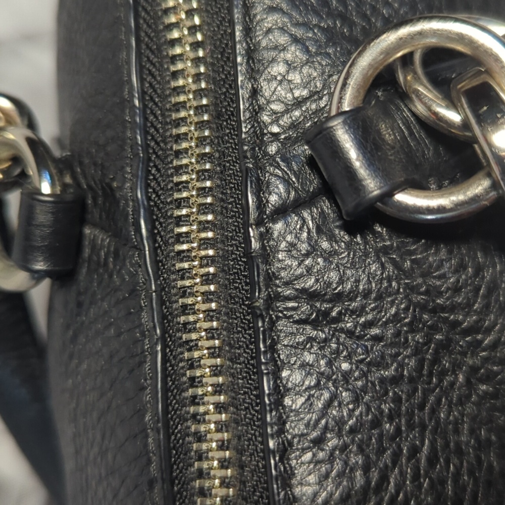 EUC Coach pebbled leather small Kelsey Satchel crossbody bag - Picture 11 of 16